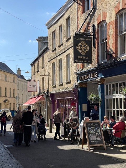 The Golden Cross and Jacks Cafe, Cirencester