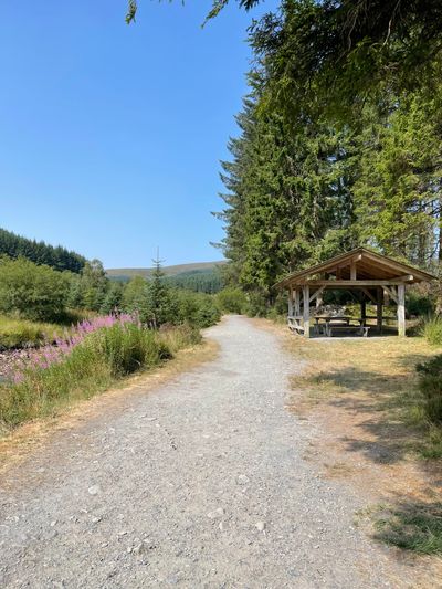 Picnic area along the route