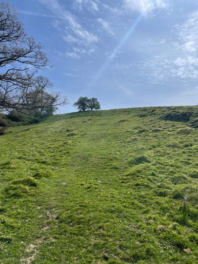 The climb to Icklesham