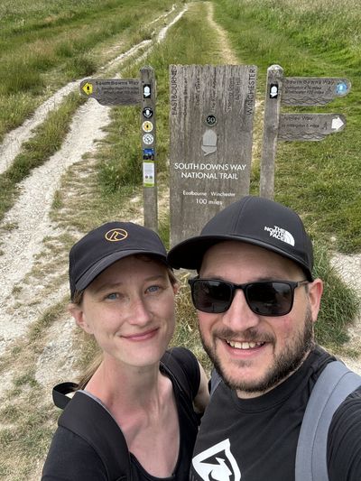 The official end (or start!) of the South Downs Way, in Eastbourne