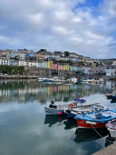 Brixham Harbour, the end point of this route