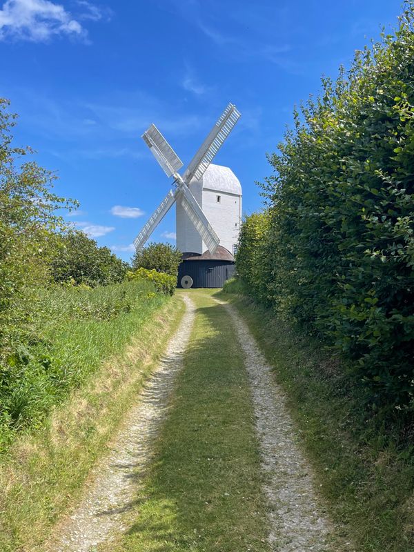 Ditchling Beacon to Jack and Jill windmills