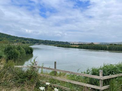 Views along the riverside footpath