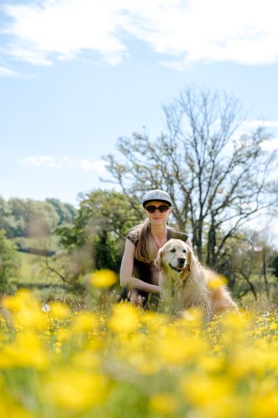 In the fields just outside of Chagford