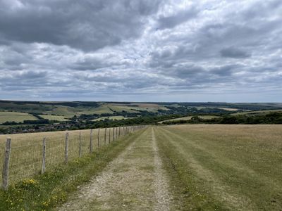 Heading down towards Alfriston