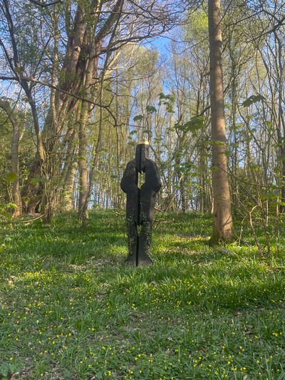 'Bound Division' sculpture just outside Battle