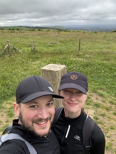 At Ditchling Beacon - the highest point in East Sussex